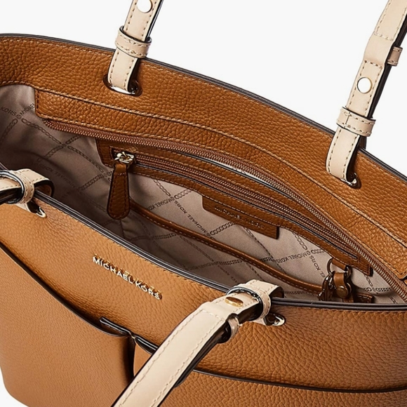 Michael kors Bedford pebbled leather tote med bag MK - Picture 6 of 16